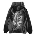 Think Twice (Grey Dye) - Oversized Hoodie (350GSM)