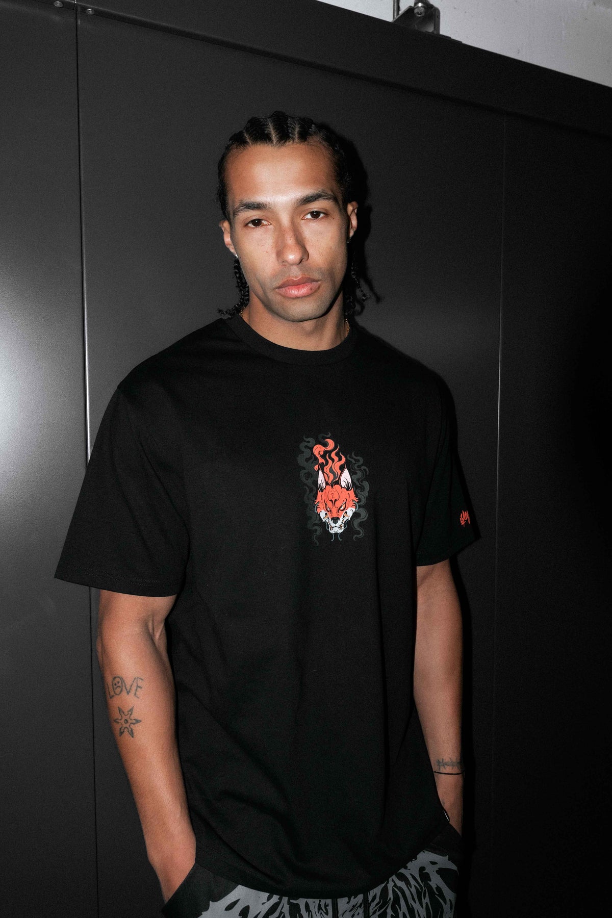 Ash Hunter (Black) - Regular T-Shirt (200GSM)