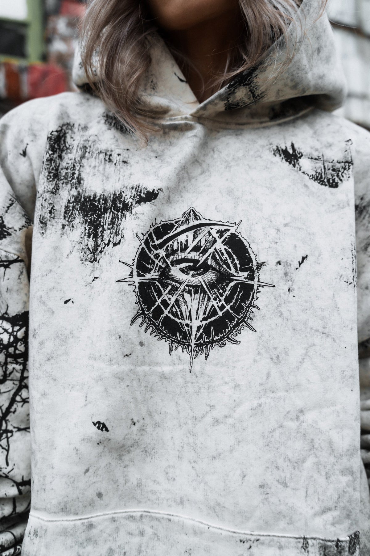 Attitude (Sand) - Oversized Hoodie (350GSM)