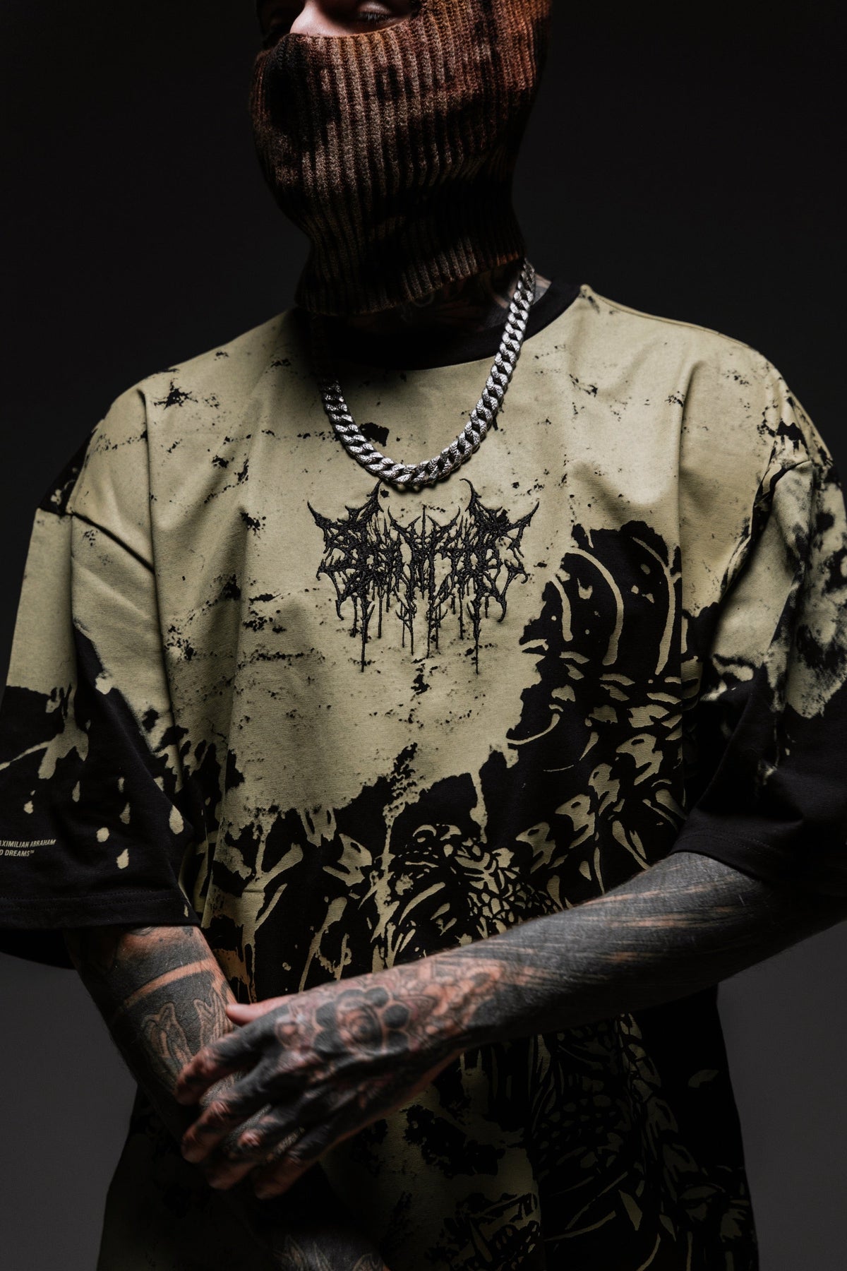 Bonesmoker (Black) - Oversized T-Shirt (200GSM)