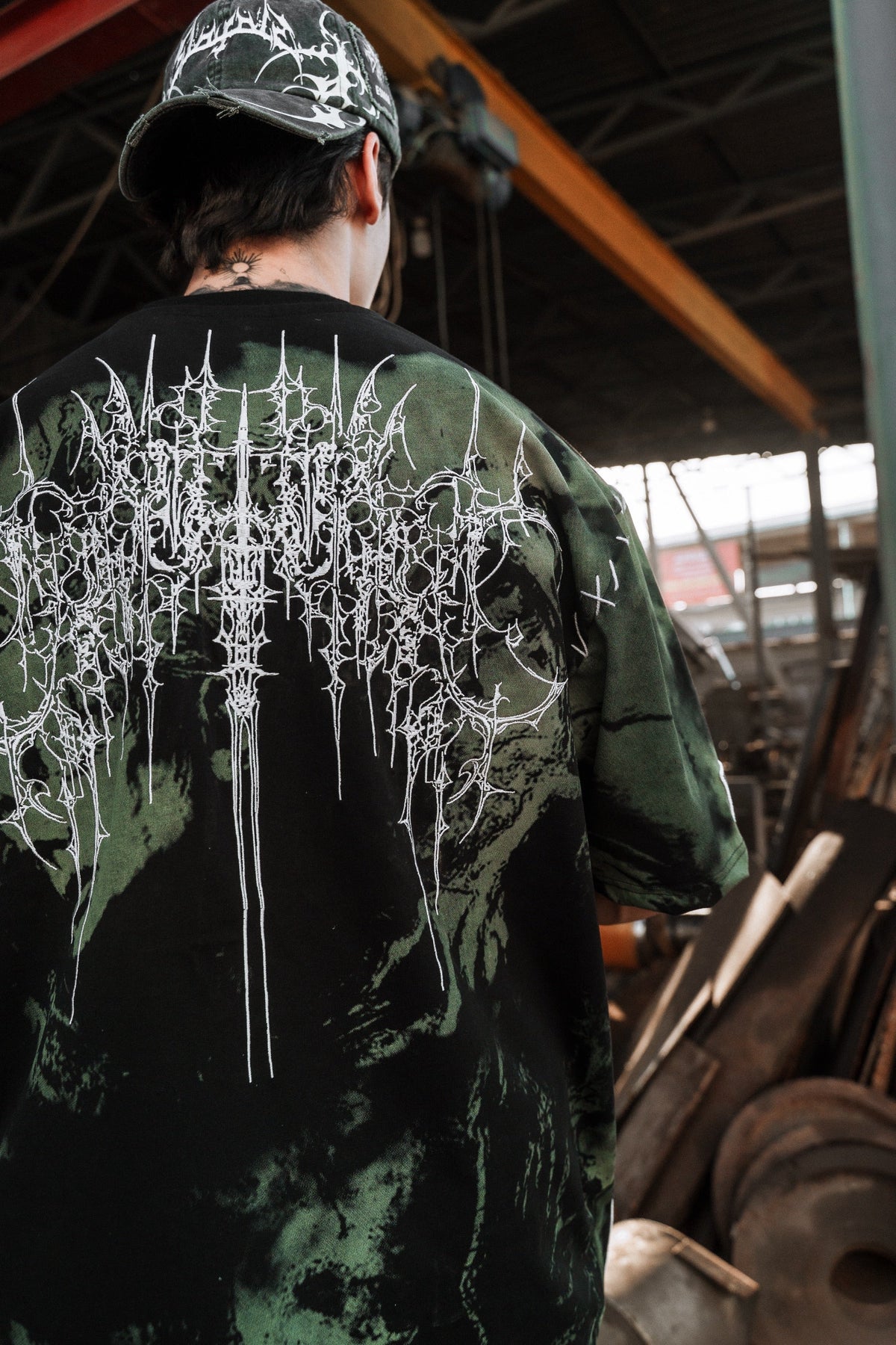 Chamber Of Chaos - Heavy Oversized T-Shirt (Menthol) 250GSM