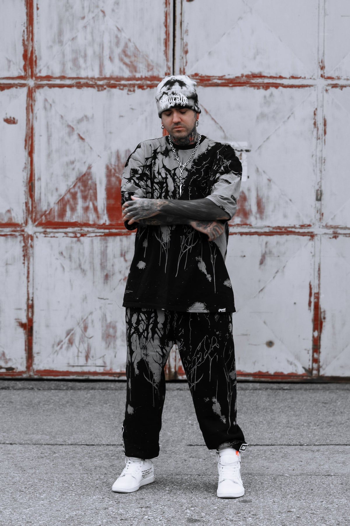 Daggerwave (Grey Dye) - Sweatpants (350GSM)