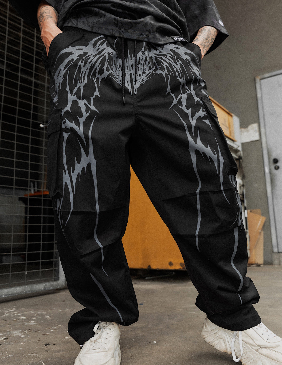Grimclaw (Black) - Cargos (200GSM)