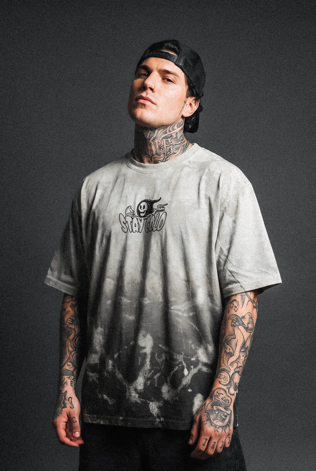 Haunt Trip (Sand Gradient) - Oversized T-Shirt (200GSM)