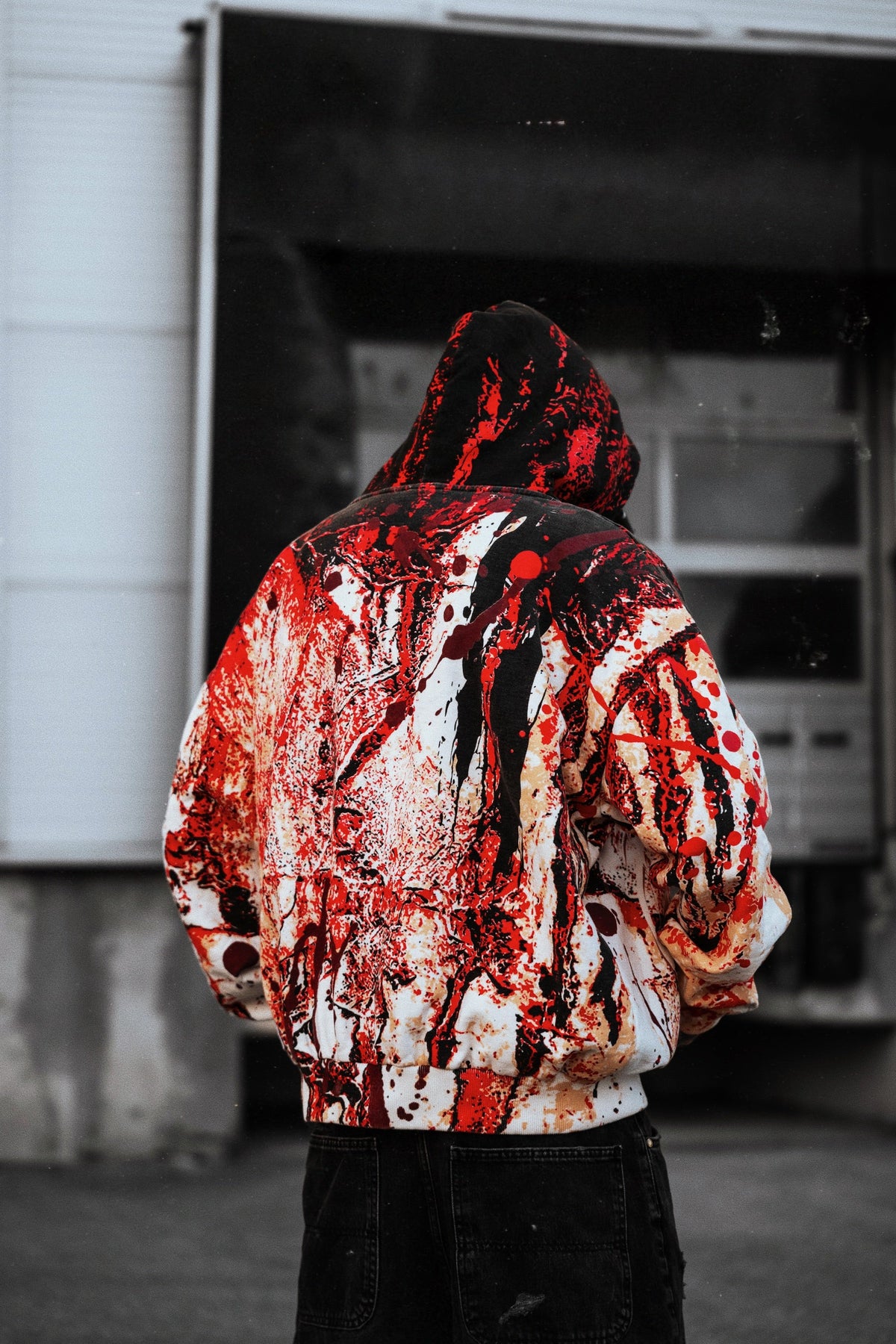 Immortal Bloodline (Allover) - Heavy Oversized Hoodie (400GSM)