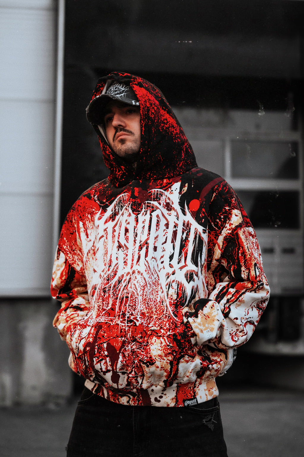 Immortal Bloodline (Allover) - Heavy Oversized Hoodie (400GSM)