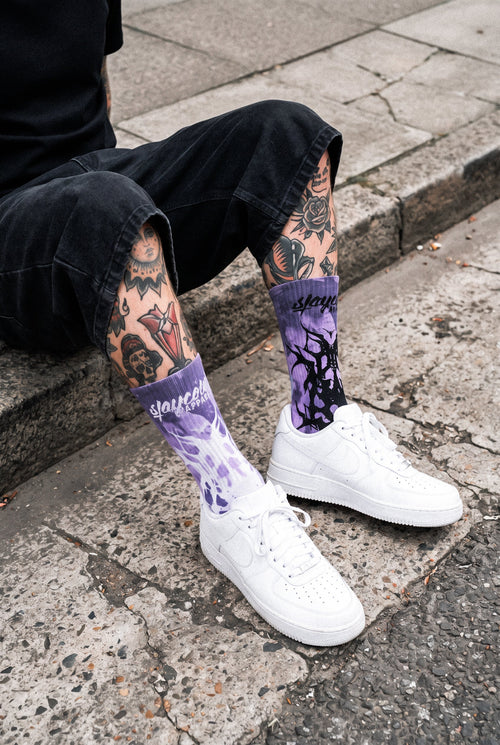 Reign Of Blood (Purple) - Comfort Socks