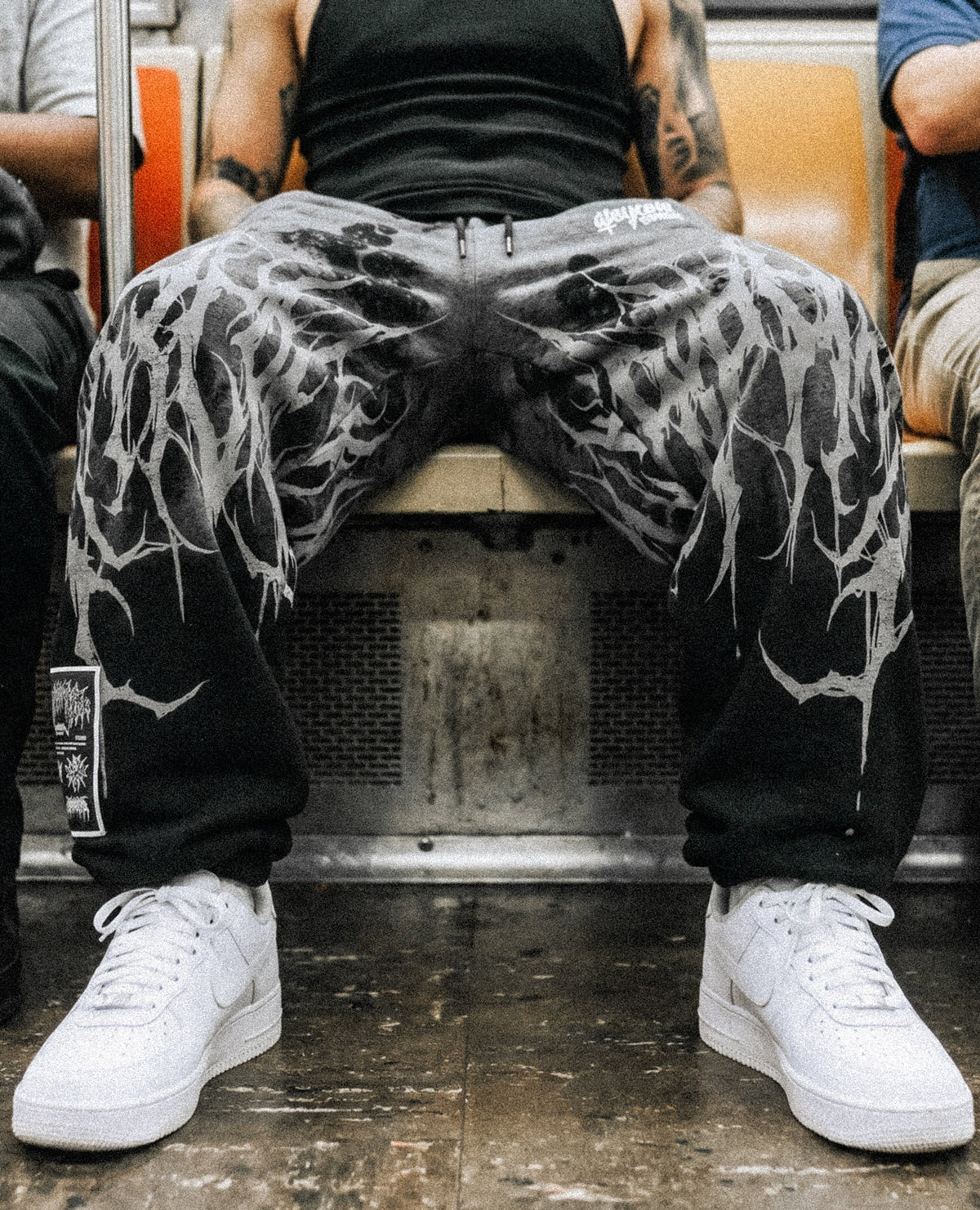 Reign Of Blood (Grey Dye) - Sweatpants (350GSM)