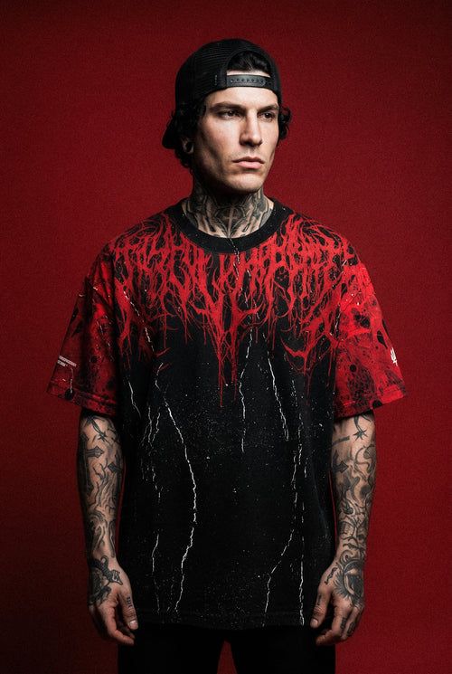 Reign Of Blood (Hellskin) - Heavy Oversized T-Shirt (250GSM)