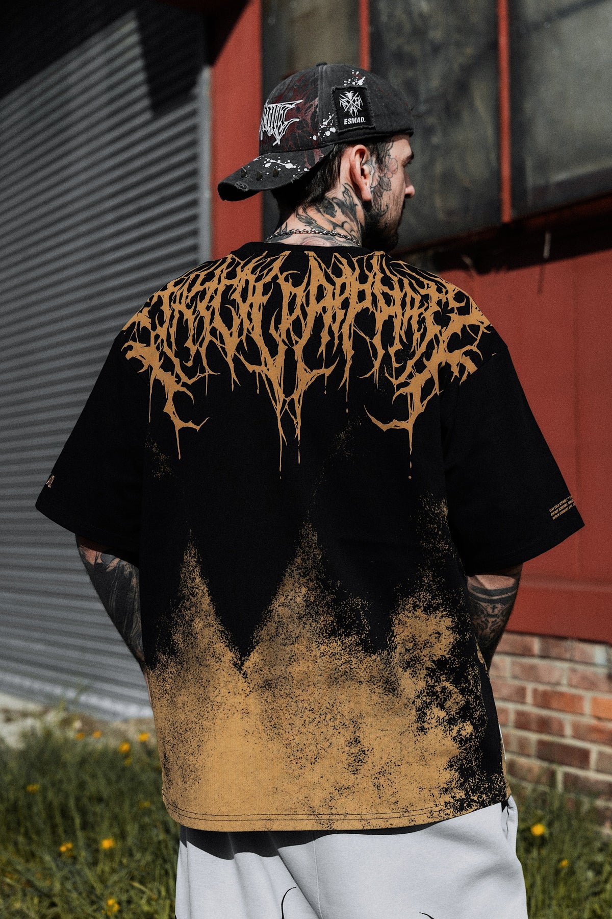 Reign Of Blood (Ocker) - Oversized T-Shirt (250GSM)