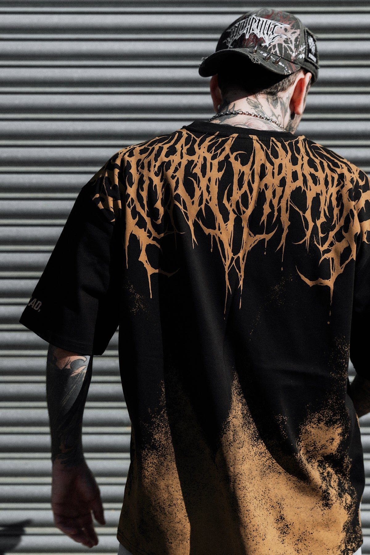 Reign Of Blood (Ocker) - Oversized T-Shirt (250GSM)