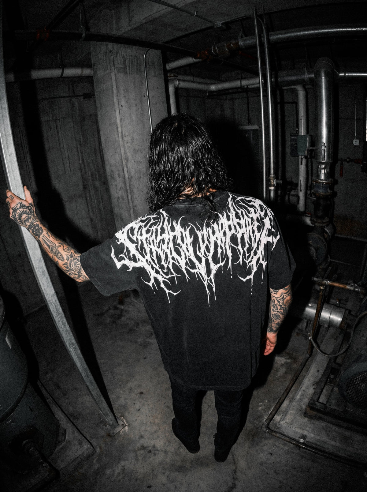 Reign Of Blood (White) - Heavy Oversized T-Shirt 250GSM