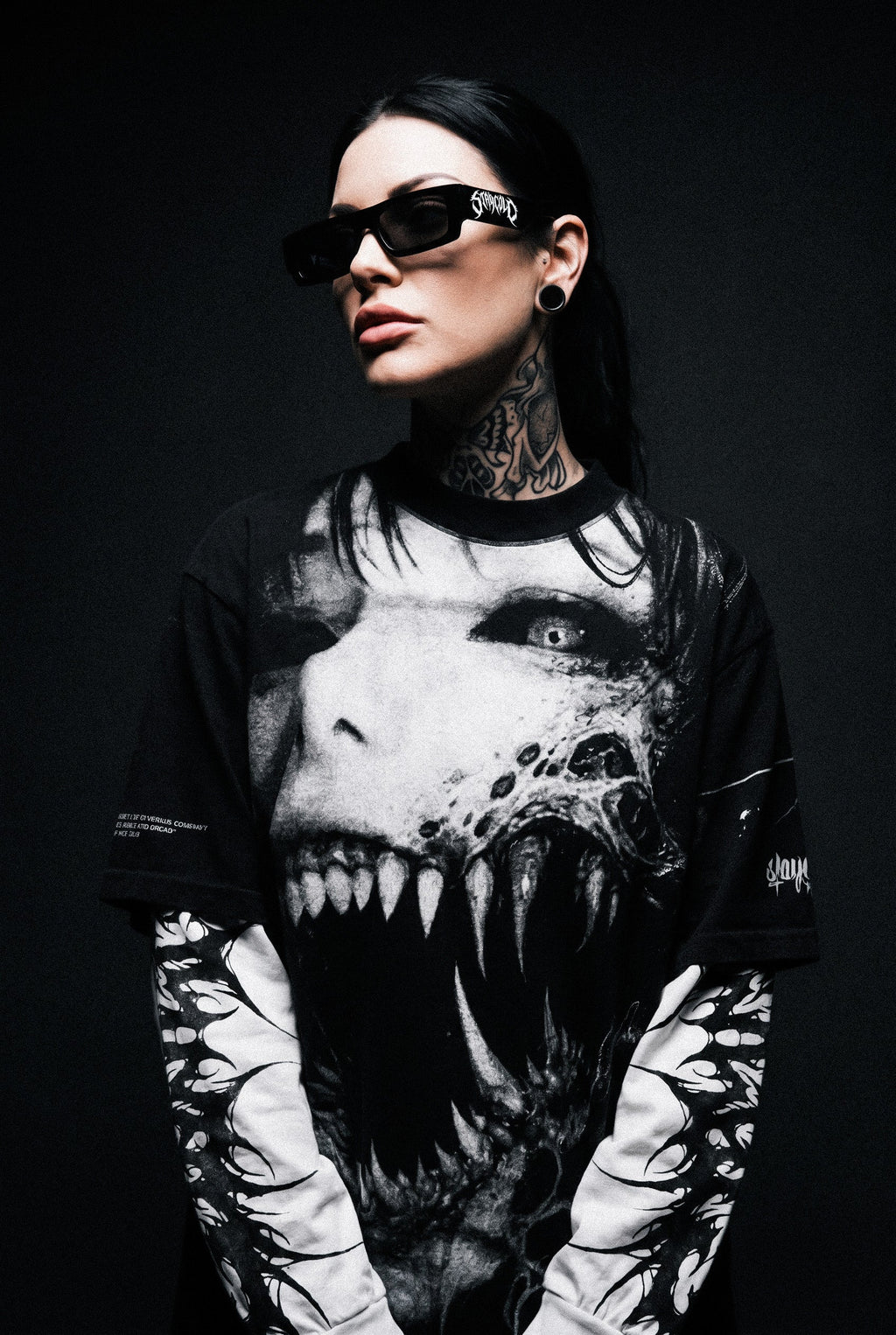 Soulshred (Black) - Double-Layer Longsleeve (250GSM)