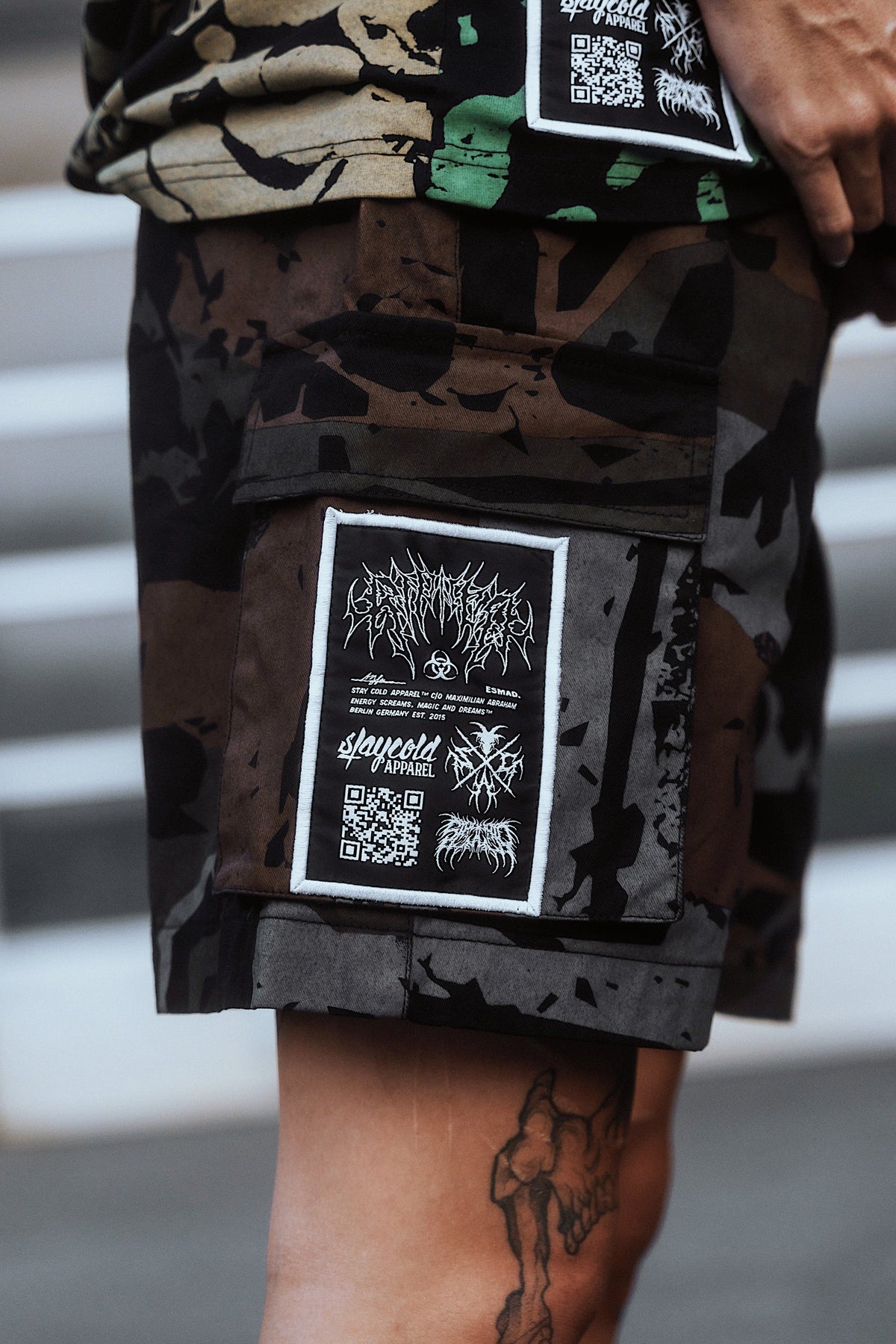 Tactical Skin (Camo) - Cargo Shorts (260GSM)