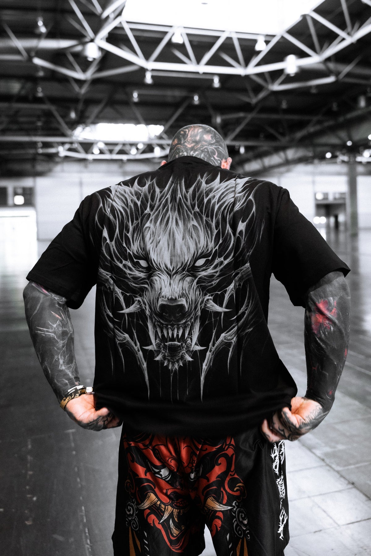 Wolfdawn (Black) - Regular T-Shirt (200GSM)
