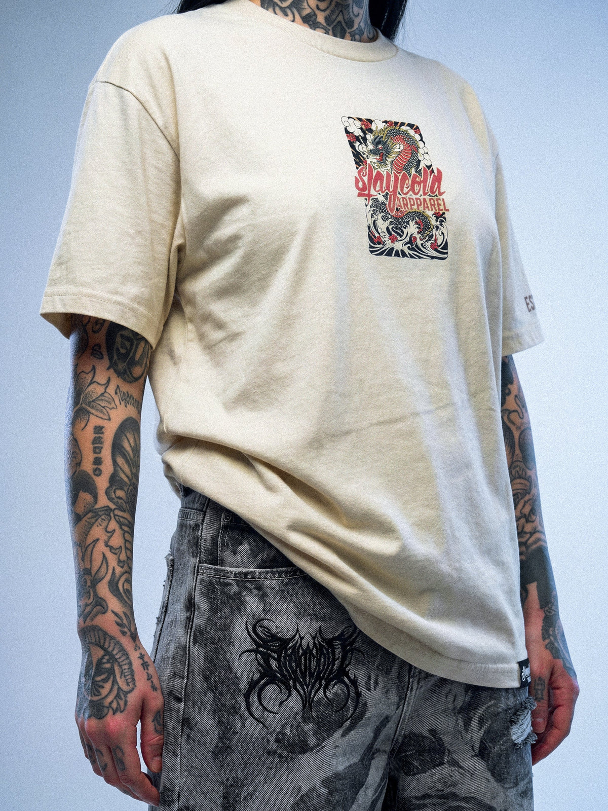 Wavebound (Sand) - Regular T-Shirt (200GSM)